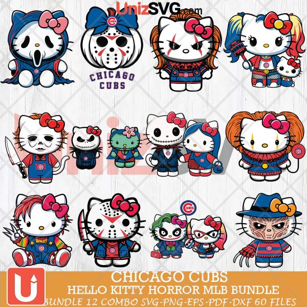 Chicago Cubs Hello Kitty Horror bundle 12