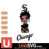 Chicago White Sox Betty Boop Black Fan Girl