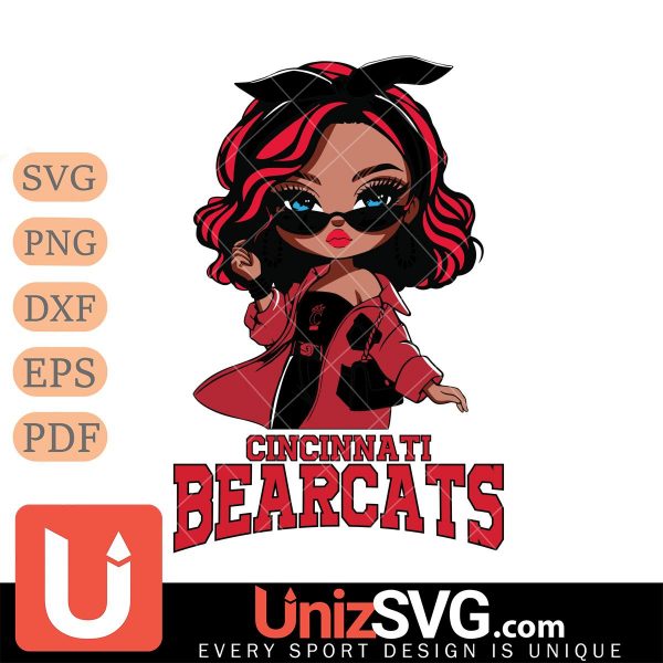 Cincinnati Bearcats Fan Girl Black Disney