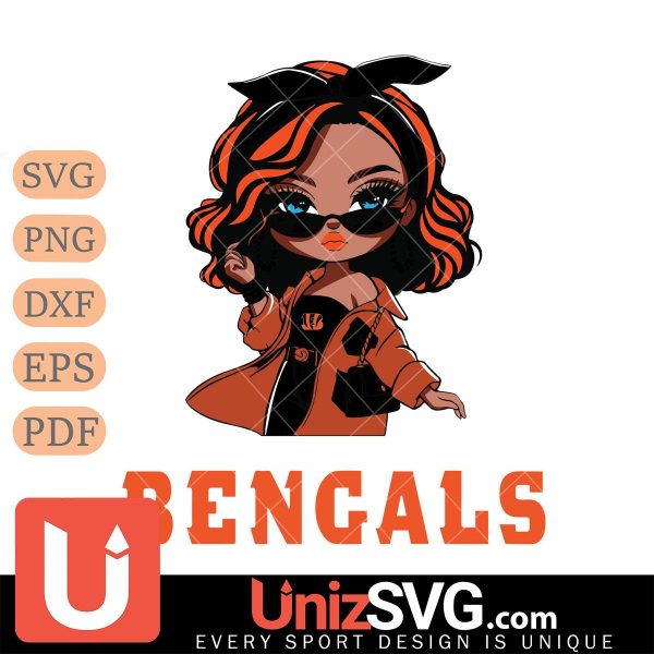 Cincinnati Bengals Fan Girl Black Disney