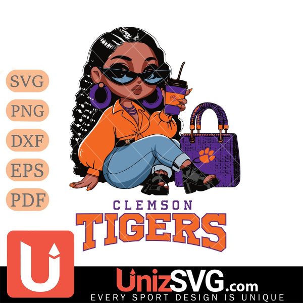 Clemson Tigers Fan Girl Disney