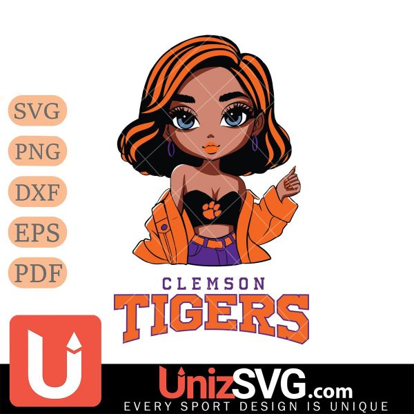 Clemson Tigers Fan Girl Pretty