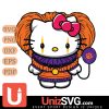 Clemson Tigers Hello Kitty Pennywise Horror