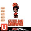 Cleveland Browns Betty Boop Black Fan Girl