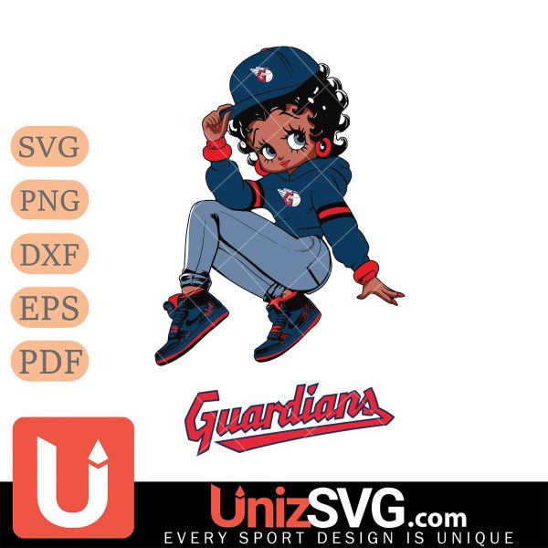 Cleveland Guardians Betty Boop Stunning