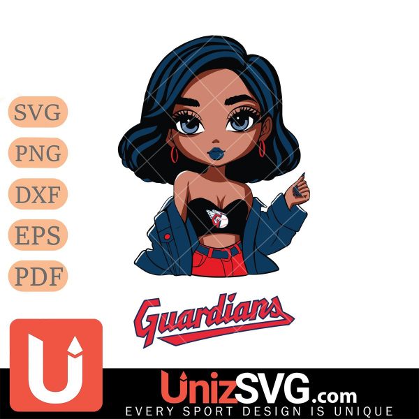 Cleveland Guardians Fan Girl Pretty