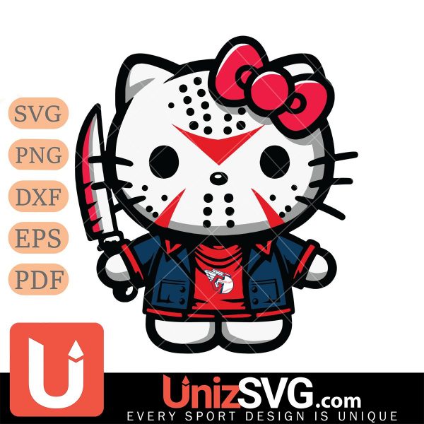 Cleveland Guardians Hello Kitty Jason Voorhees Horror