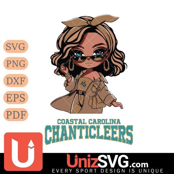 Coastal Carolina Chanticleers Fan Girl Black Disney