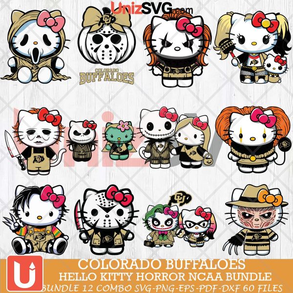 Colorado Buffaloes Hello Kitty Horror NCAA bundle 12