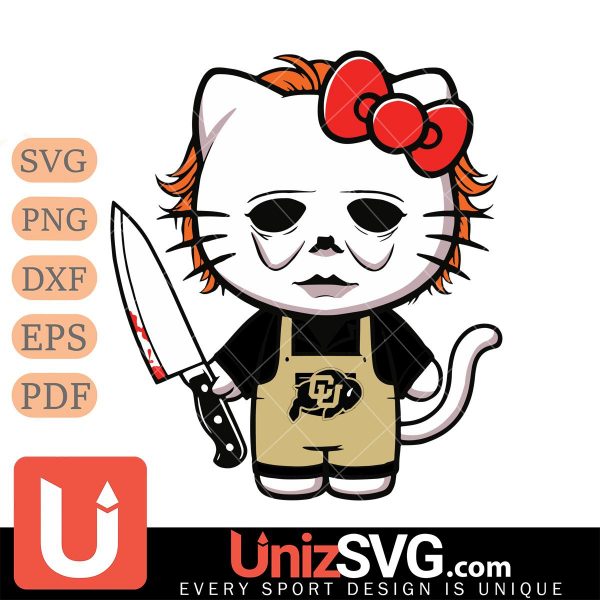 Colorado Buffaloes Hello Kitty Michael Myers Horror