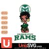 Colorado State Rams Betty Boop Black Fan Girl