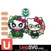 Colorado State Rams Hello Kitty Joker x Harley Quinn Horror