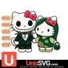 Colorado State Rams Hello Kitty Skellington & Sally Horror