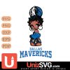 Dallas Mavericks Betty Boop Black Fan Girl