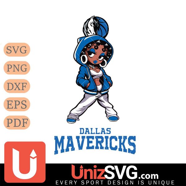 Dallas Mavericks Betty Boop Fan Girl