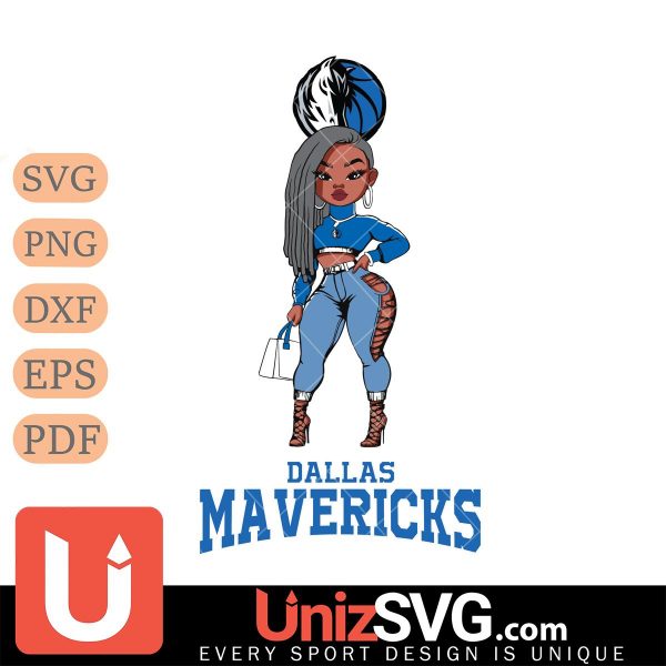 Dallas Mavericks Fan Girl Black