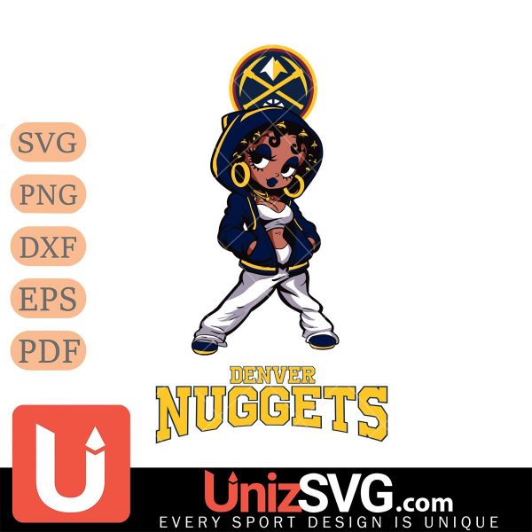 Denver Nuggets Betty Boop Fan Girl