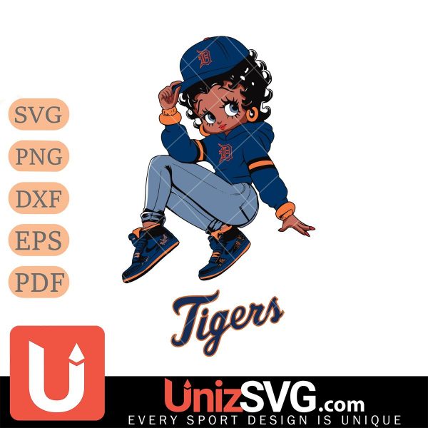 Detroit Tigers Betty Boop Stunning