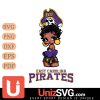 East Carolina Pirates Betty Boop Black Fan Girl