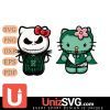 Eastern Michigan Eagles Hello Kitty Jack Skellington & Sally Horror