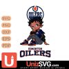 Edmonton Oilers Betty Boop Black