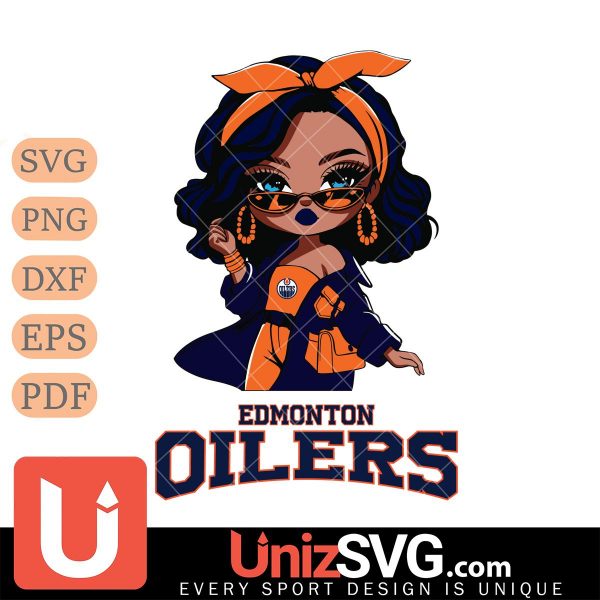 Edmonton Oilers Fan Girl Black Disney