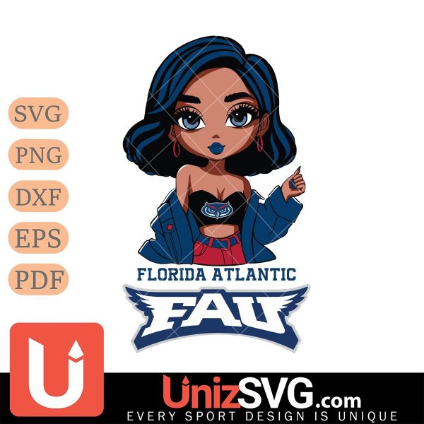 Florida Atlantic Owls Fan Girl Pretty