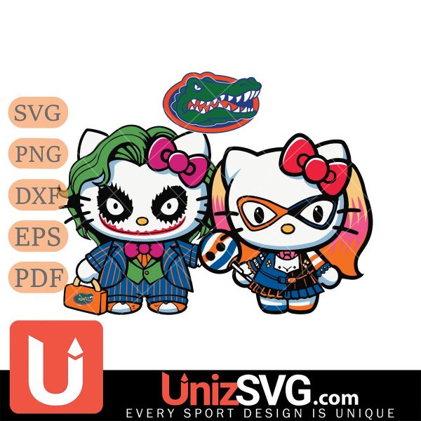 Florida Gators Hello Kitty Joker x Harley Quinn Horror