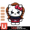 Fresno State Bulldogs Hello Kitty Pennywise IT Horror