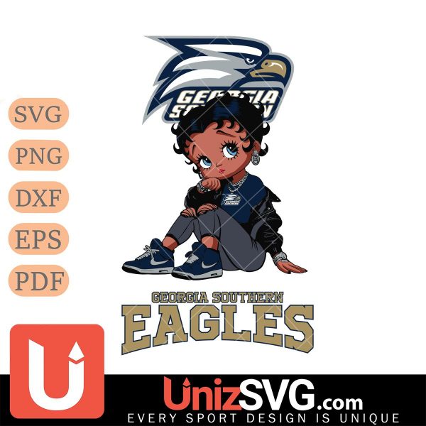 Georgia Southern Eagles Betty Boop Black