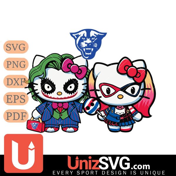 Georgia State Panthers Hello Kitty Joker x Harley Quinn Horror