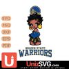 Golden State Warriors Betty Boop Black Fan Girl