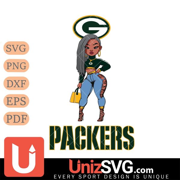 Green Bay Packers Fan Girl Black