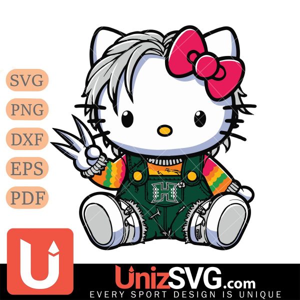 Hawaii Rainbow Warriors Hello Kitty Chucky Horror