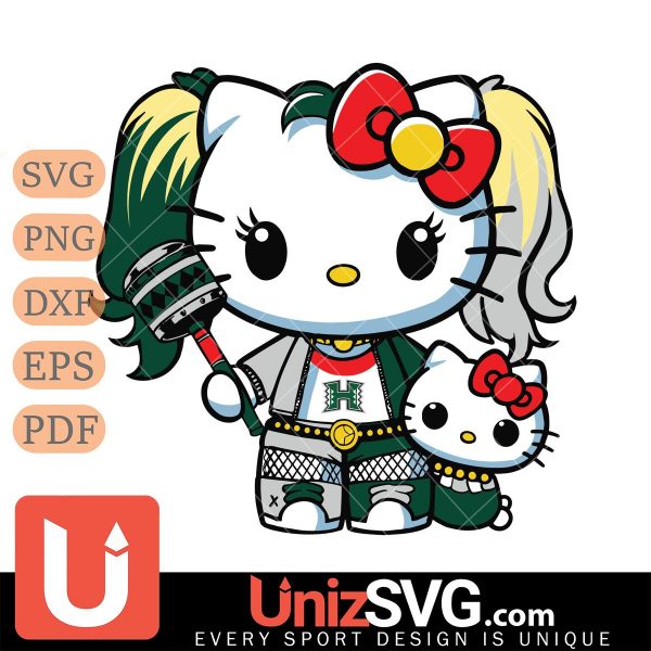 Hawaii Rainbow Warriors Hello Kitty Harley Quinn Horror