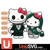 Hawaii Rainbow Warriors Hello Kitty Skellington & Sally Horror