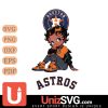 Houston Astros Betty Boop Black