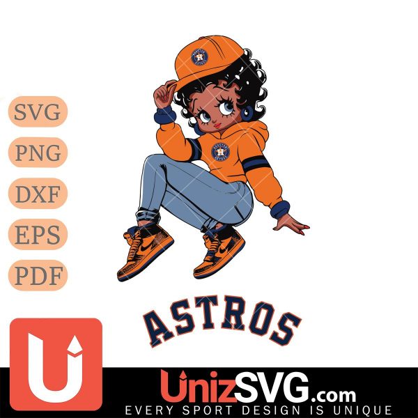 Houston Astros Betty Boop Stunning