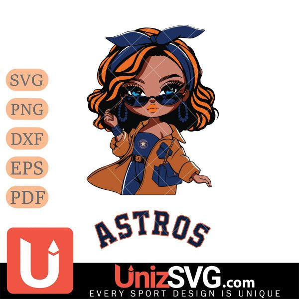 Houston Astros Fan Girl Black Disney