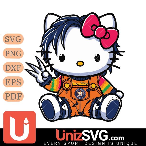 Houston Astros Hello Kitty Chucky Horror