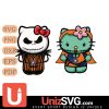 Houston Astros Hello Kitty Jack Skellington & Sally Horror