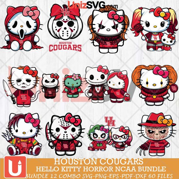 Houston Cougars Hello Kitty Horror NCAA bundle 12