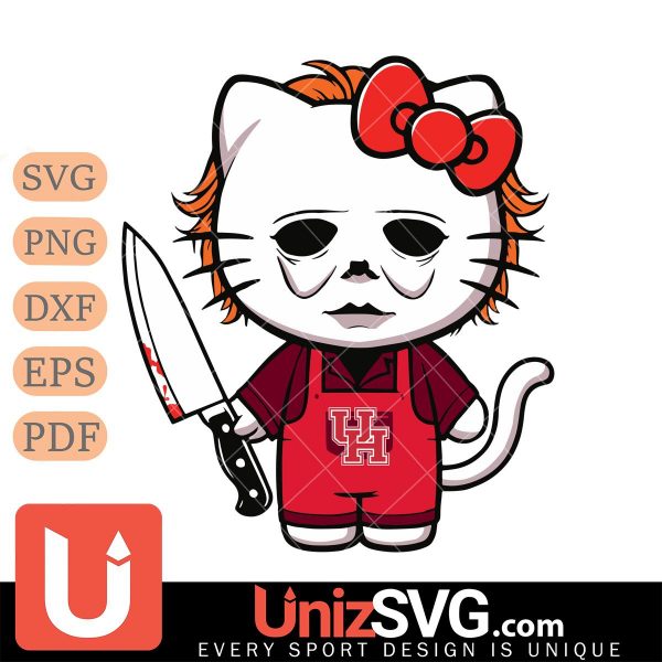 Houston Cougars Hello Kitty Michael Myers Horror