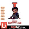 Illinois Fighting Illini Betty Boop Black