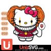 Indiana Hoosiers Hello Kitty Pennywise Horror