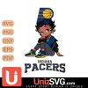 Indiana Pacers Betty Boop Black