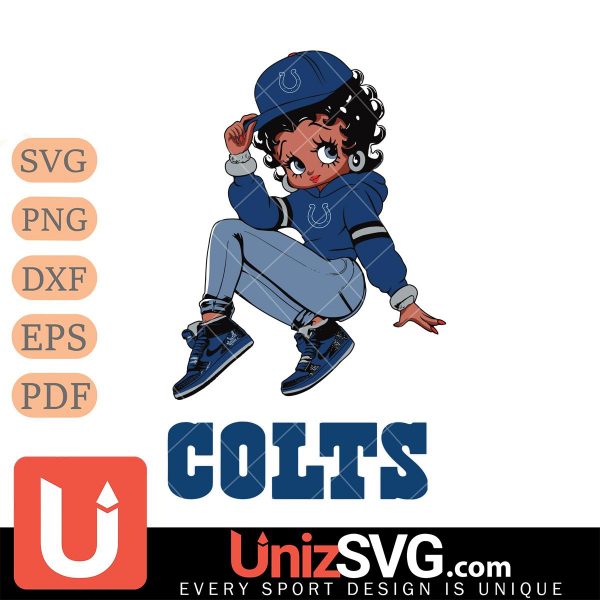 Indianapolis Colts Betty Boop Stunning