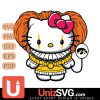 Iowa Hawkeyes Hello Kitty Pennywise Horror