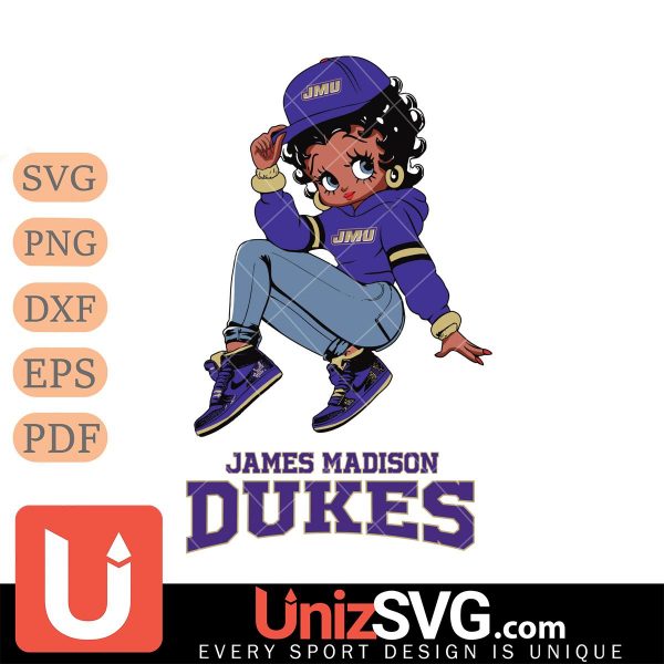 James Madison Dukes Betty Boop Stunning