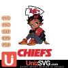 Kansas City Chiefs Betty Boop Black